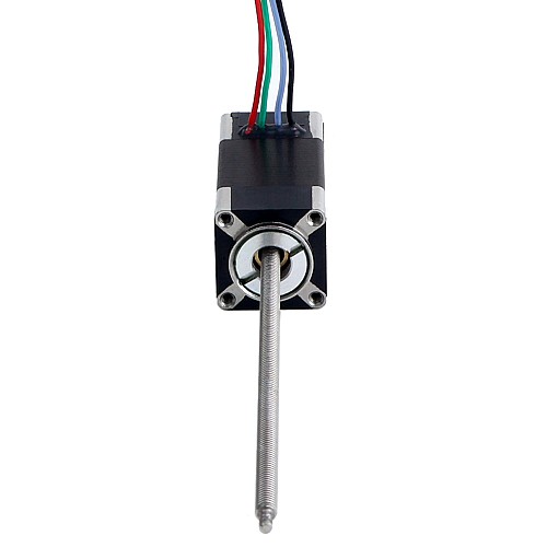 Nema 6 非キャプティブ リニア ステッピング モーター 0.3A 32mm スタックネジ リード 1mm(0.03937インチ) リード長 100mm