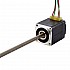 NEMA 8 非固定アクメ リニア ステッピング モーター 0.5A 28.2mm スタック スクリュー リード 2mm(0.07874") リード長さ 150mm