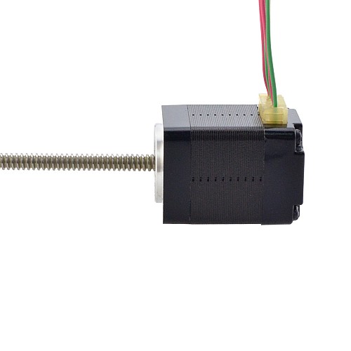 NEMA 8 非拘束 Acme リニア ステッピング モーター 0.5A 28.2mm スタック スクリュー リード 1mm(0.03937) リード長 150mm