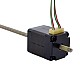 NEMA 8 非拘束 Acme リニア ステッピング モーター 0.5A 28.2mm スタック スクリュー リード 1mm(0.03937) リード長 150mm