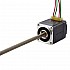 NEMA 8 非拘束 Acme リニア ステッピング モーター 0.5A 28.2mm スタック スクリュー リード 1mm(0.03937") リード長 150mm