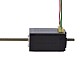 NEMA 8 非拘束 Acme リニア ステッピング モーター 0.5A 38.2mm スタック スクリュー リード 2mm(0.07874) リード長 150mm
