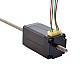 NEMA 8 非拘束 Acme リニア ステッピング モーター 0.5A 38.2mm スタック スクリュー リード 4mm(0.1575) リード長 150mm NEMA 8 非拘束 Acme リニア ステッピング モーター 0.5A 38.2mm スタック スクリュー リード 4mm(0.1575) リード長 150mm