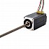 NEMA 8 非固定アクメ リニア ステッピング モーター 0.5A 38.2mm スタック スクリュー リード 4mm(0.1575") リード長さ 150mm