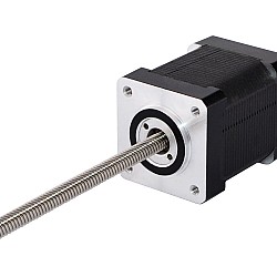 Nema14非キャプティブ48mmスタック0.91Aリード1.27mm(0.05")長さ250mm