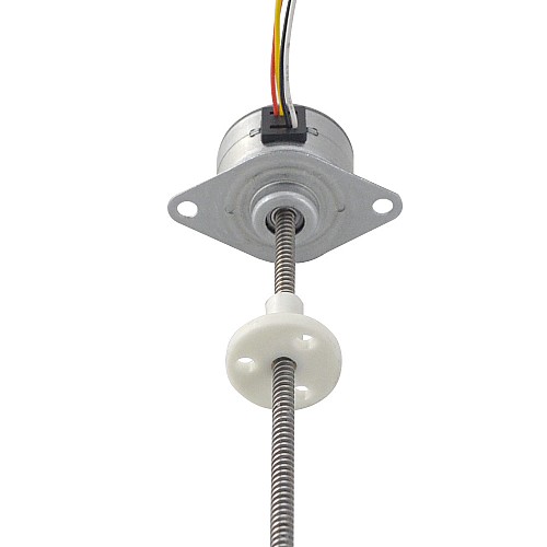 Φ25x15.7mmPM外部リニアステッピングモーター0.48Aリード2.44mm/0.096長さ110mm