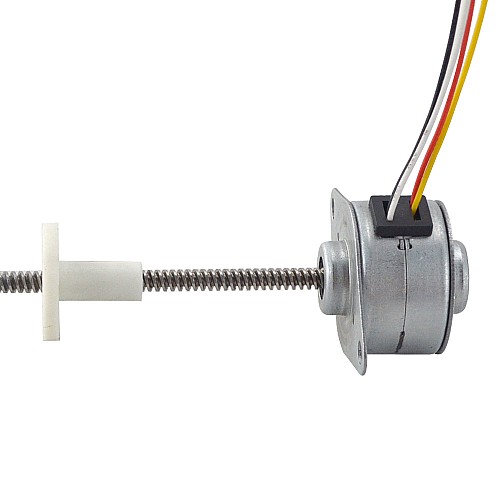 Φ25x15.7mmPM外部リニアステッピングモーター0.48Aリード2.44mm/0.096長さ110mm
