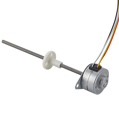 Φ25x15.7mmPM外部リニアステッピングモーター0.48Aリード2.44mm/0.096長さ110mm