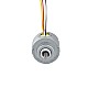 Φ25x15.6mmPM非キャプティブリニアステッピングモーター0.23Aリード1mm/0.039長さ50mm