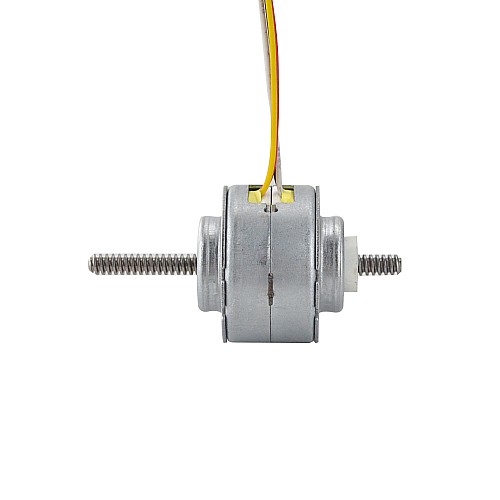 Φ25x15.6mmPM非キャプティブリニアステッピングモーター0.23Aリード1mm/0.039長さ50mm