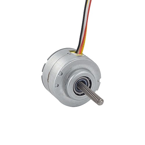 Φ25x15.6mmPM非キャプティブリニアステッピングモーター0.23Aリード1mm/0.039長さ50mm