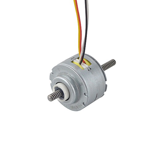 Φ25x15.6mmPM非キャプティブリニアステッピングモーター0.23Aリード1mm/0.039長さ50mm