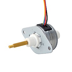 Φ25.2x15mmPMキャプティブリニアステッピングモーター0.5Aリード1.22mm/0.048"トラベル13.5mm