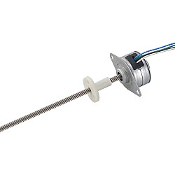 Φ25x14.5mmPM外部リニアステッピングモーター0.143Aリード1.22mm/0.047"長さ174mm