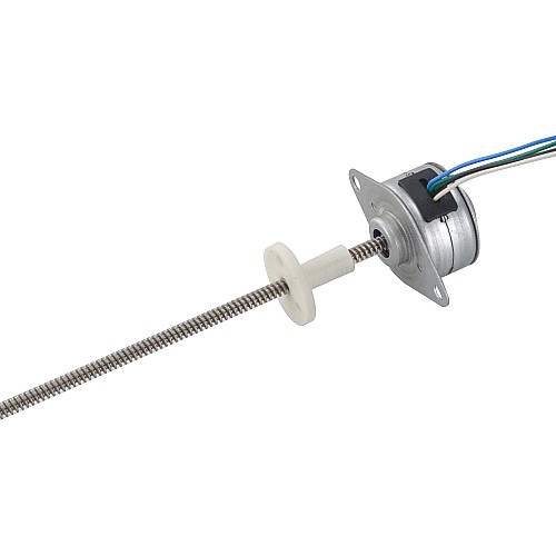 Φ25x14.5mmPM外部リニアステッピングモーター0.143Aリード1.22mm/0.047長さ174mm
