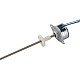Φ25x14.5mmPM外部リニアステッピングモーター0.143Aリード1.22mm/0.047長さ174mm