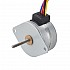 Φ35x22mm PM 外部リニアステッピングモーター 0.28A リード 0.5mm/0.0197" 長さ 21.5mm