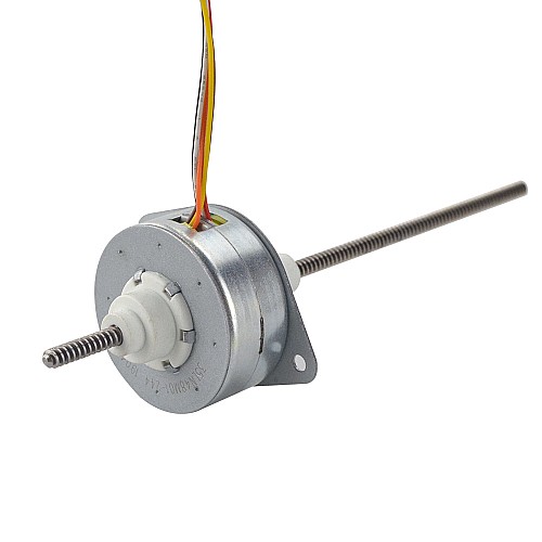 Φ35x17.5mm PM 非キャプティブ リニア ステッピング モーター 0.46A リード 1.22mm/0.047 長さ 139.7mm