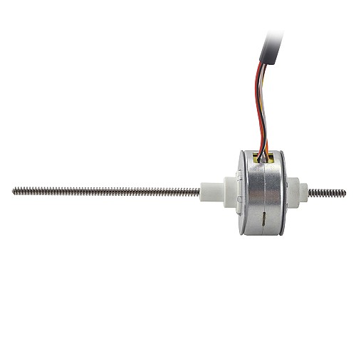 Φ35x17.5mm PM 非キャプティブ リニア ステッピング モーター 0.46A リード 1.22mm/0.047 長さ 139.7mm