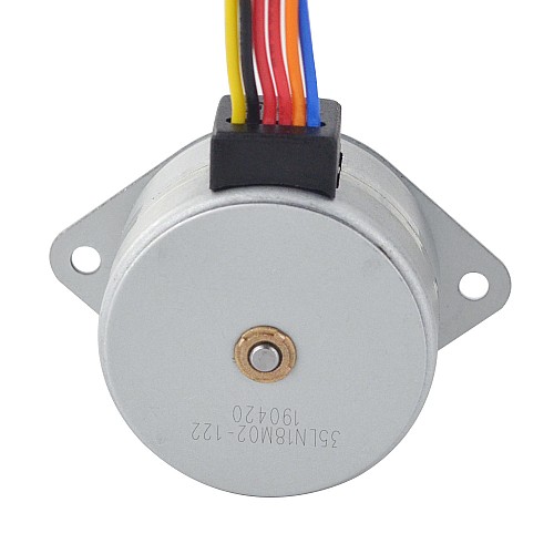 Φ35x22mm PM 外部リニアステッピングモーター 0.2A リード 0.5mm/0.0197 長さ 21.5mm