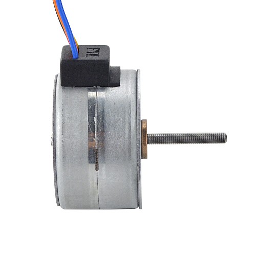 Φ35x22mm PM 外部リニアステッピングモーター 0.2A リード 0.5mm/0.0197 長さ 21.5mm