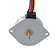 Φ42x16.5mm PM 外部リニアステッピングモーター 0.4A リード 0.5mm/0.0197 長さ 21mm