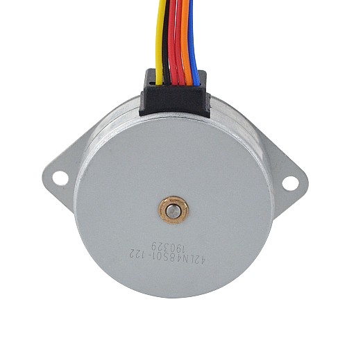 Φ42x16.5mm PM 外部リニアステッピングモーター 0.4A リード 0.5mm/0.0197 長さ 21mm