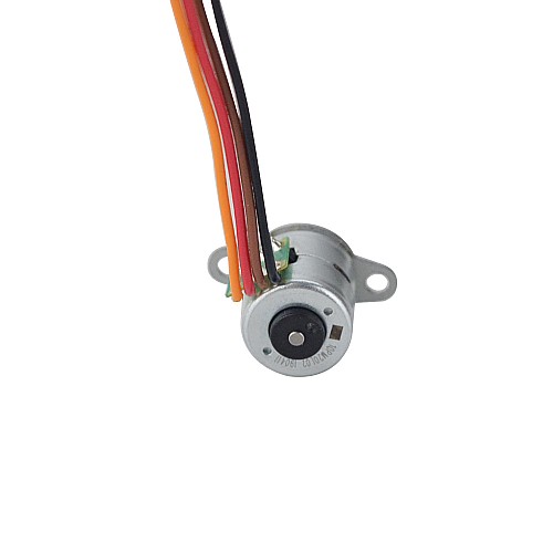 Φ10.25x11mmPMステッピングモーター18deg1.96mN.m(0.278oz.in)0.2A4線