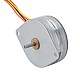 Φ42x18mm PM ステッピング モーター 3.75deg 49mN.m(6.94oz.in) 0.42A 4 ワイヤー