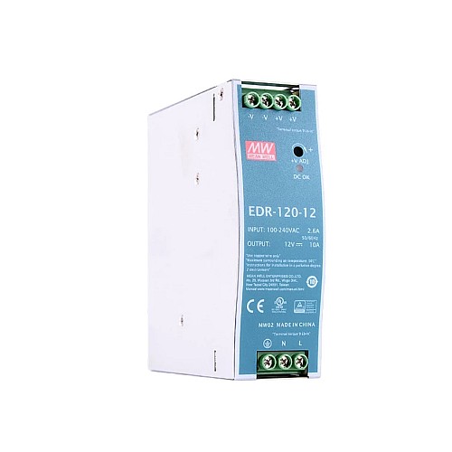 EDR-120-12 MEANWELL 120W 12VDC 10A 115/230VAC DINレール電源 EDR-120-12 MEANWELL 120W 12VDC 10A 115/230VAC DINレール電源