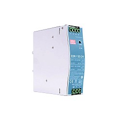 EDR-150-24 MEANWELL 150W 24VDC 5.2A 115VAC/6.5A 230VAC シングル出力 産業用 DIN レール