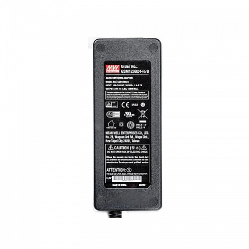 GSM120B24-R7B MEANWELL 120W 24VDC 5A 115/230VAC AC-DC 信頼性の高いグリーン医療用アダプター