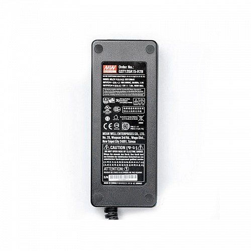 GST120A15-R7B MEANWELL 105W 15VDC 7A 115/230VAC AC-DC 信頼性の高いグリーン産業用アダプタ