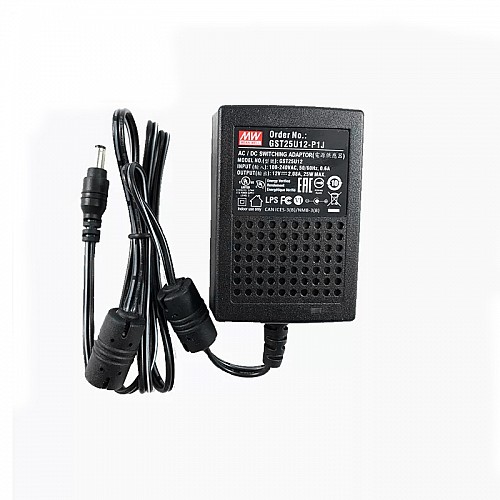 GST25U12-P1J MEANWELL 25W 12VDC 2.08A 115/230VAC AC-DC 信頼性の高いグリーン産業用アダプタ