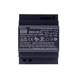 HDR-100-12 MEANWELL 85.2W 12VDC 7.1A 115/230VAC ウルトラスリム ステップ形状 DINレール電源