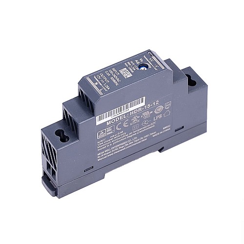 HDR-15-12 MEANWELL 15W 12VDC 1.25A 115/230VAC 超スリムなステップ形状の DIN レール電源 HDR-15-12 MEANWELL 15W 12VDC 1.25A 115/230VAC 超スリムなステップ形状の DIN レール電源