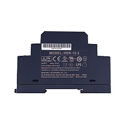 HDR-15-5 MEANWELL 15W 5VDC 2.4A 115/230VAC ウルトラスリムステップ形状 DINレール電源
