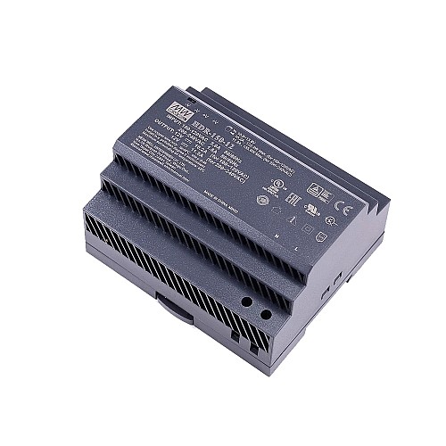 HDR-150-12 MEANWELL 12VDC 10.2A 122.4W 115VAC/11.3A 135.6 230VAC ウルトラスリム ステップ形状 DINレール電源