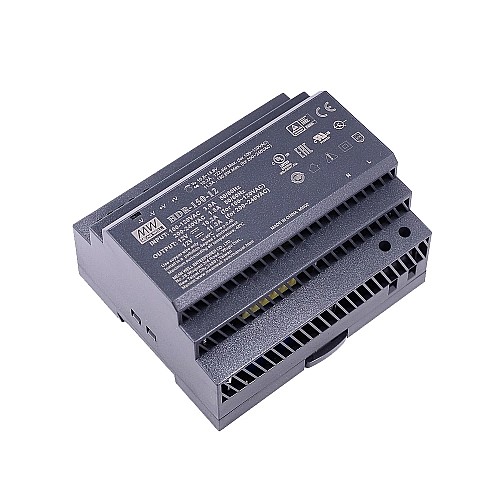 HDR-150-12 MEANWELL 12VDC 10.2A 122.4W 115VAC/11.3A 135.6 230VAC ウルトラスリム ステップ形状 DINレール電源