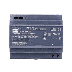 HDR-150-24 MEANWELL 24VDC 5.31A 127.4W 115VAC/6.25A 150W 230VAC ウルトラスリム ステップ形状 DINレール電源
