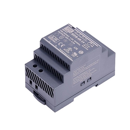 HDR-60-24 MEANWELL 60W 24VDC 2.5A 115/230VAC ウルトラスリムステップ形状 DINレール電源 HDR-60-24 MEANWELL 60W 24VDC 2.5A 115/230VAC ウルトラスリムステップ形状 DINレール電源