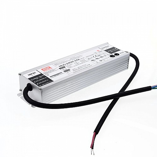 HLG-240H-24A MEANWELL 240W 10A 24V 定電圧 + 定電流 LED ドライバ