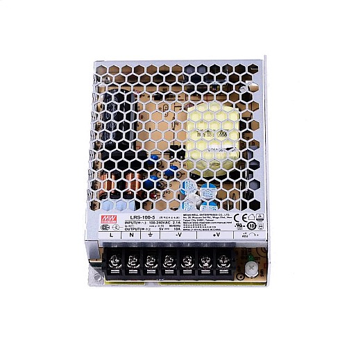 LRS-100-5 MEANWELL 100W 5VDC 18A 115/230VAC 密閉型スイッチング電源