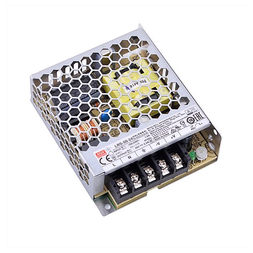 LRS-50-24 MEANWELL 50W 24VDC 2.2A 115/230VAC 密閉型スイッチング電源