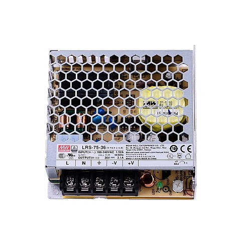 LRS-75-36 MEANWELL 75.6W 36VDC 2.1A 115/230VAC 密閉型スイッチング電源 LRS-75-36 MEANWELL 75.6W 36VDC 2.1A 115/230VAC 密閉型スイッチング電源