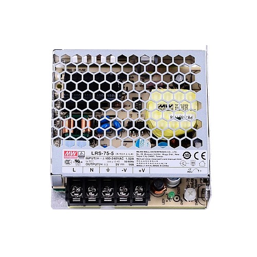 LRS-75-5 MEANWELL 70W 5VDC 14A 115/230VAC 密閉型スイッチング電源 LRS-75-5 MEANWELL 70W 5VDC 14A 115/230VAC 密閉型スイッチング電源