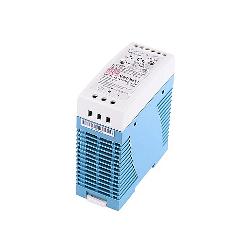 MDR-40-12 MEANWELL 40W 12VDC 3.33A 115/230VAC DINレール電源