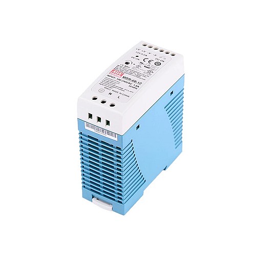 MDR-60-12 MEANWELL 60W 12VDC 5A 115/230VAC DINレール電源 MDR-60-12 MEANWELL 60W 12VDC 5A 115/230VAC DINレール電源