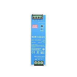 NDR-120-24 MEANWELL 120W 24VDC 5A 115/230VAC DINレール電源