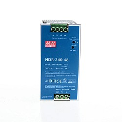 NDR-240-48 MEANWELL 240W 48VDC 5A 115/230VAC シングル出力 産業用 DIN レール
